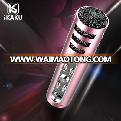 Rohs oem portable dynamic echo smartphone computer usb speaker magic sing along karoke microphone