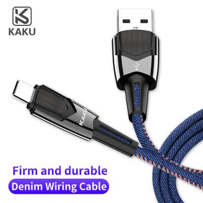 KAKU  high quality TPE  usb charger data cable for new apple iphone pro and android phone with glossy zinc