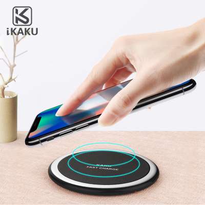 KAKU OEM 10W quick charge Slim Wireless USB QI Standards charger for Samsung Galaxy mobile phone