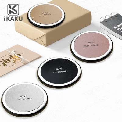 KAKU Low MOQ Normal Logo 10W fantasy mobile phone fast qi wireless charger for iphone 8 X